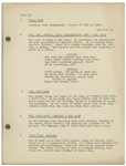 Moe Howard's 33pp. Script Dated April 1937 for The Three Stooges Film ''Goofs and Saddles'' -- Very Good Condition